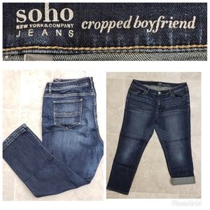 Boyfriend cropped jeans